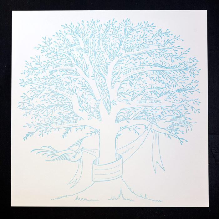 neem tree drawing for kids